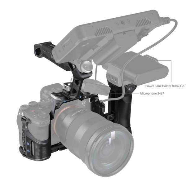 SmallRig "Rhinoceros" Advanced Cage Kit for Sony Alpha 7R V / Alpha 7 IV / Alpha 7S III 3710